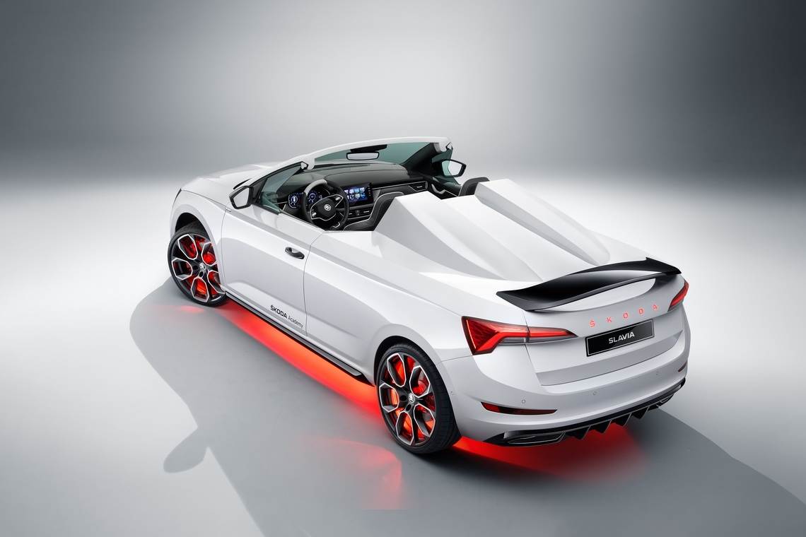 škoda scala slavia spider auto kabriolet