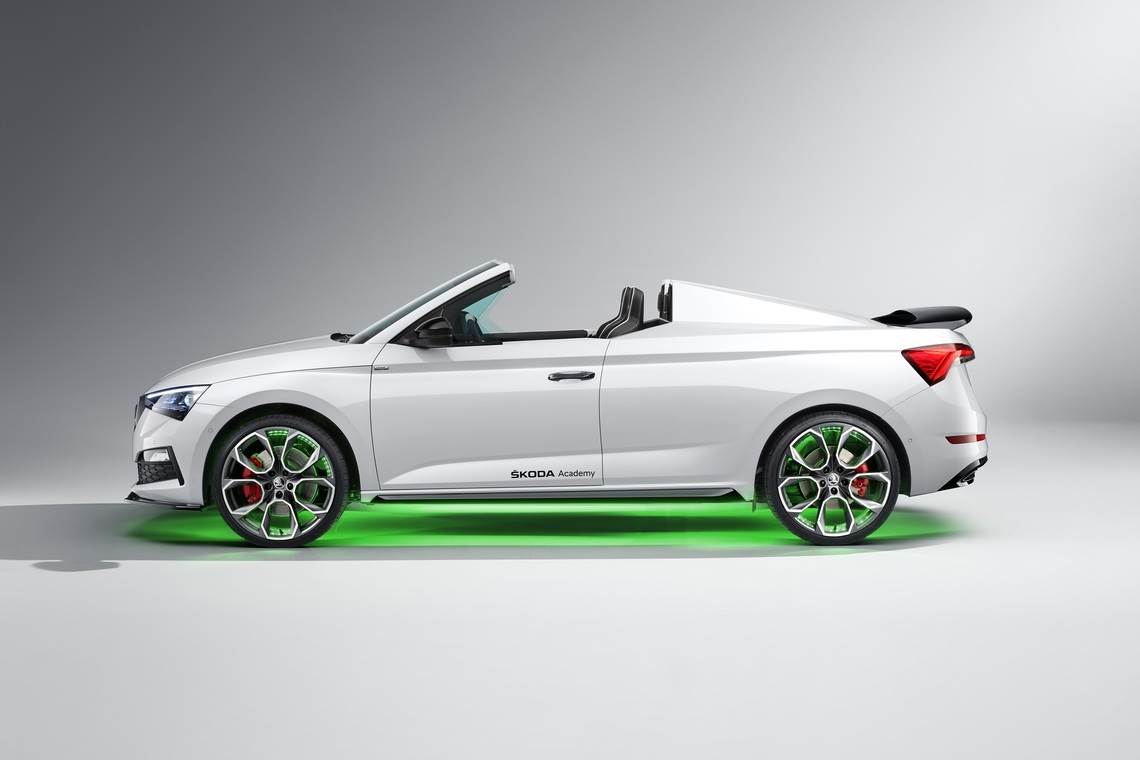 škoda scala slavia spider auto kabriolet