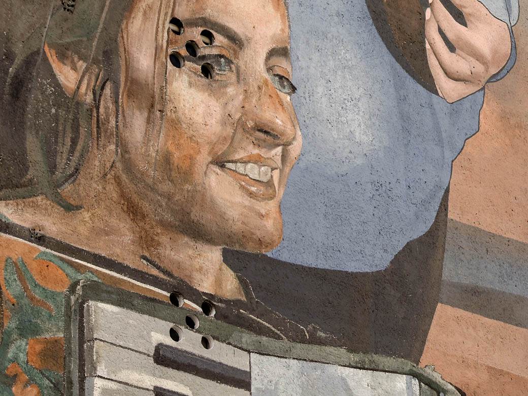 Mural ekološki Beograd Dorćol Artez fotografije