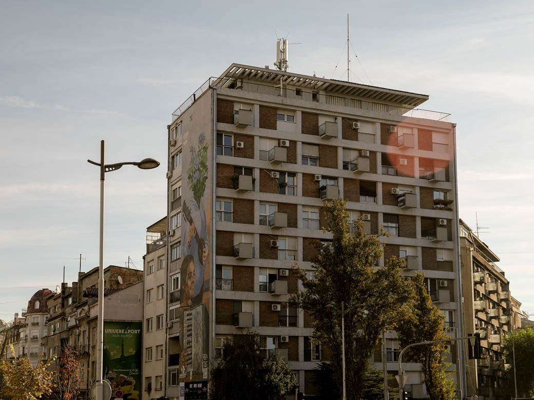 Mural ekološki Beograd Dorćol Artez fotografije