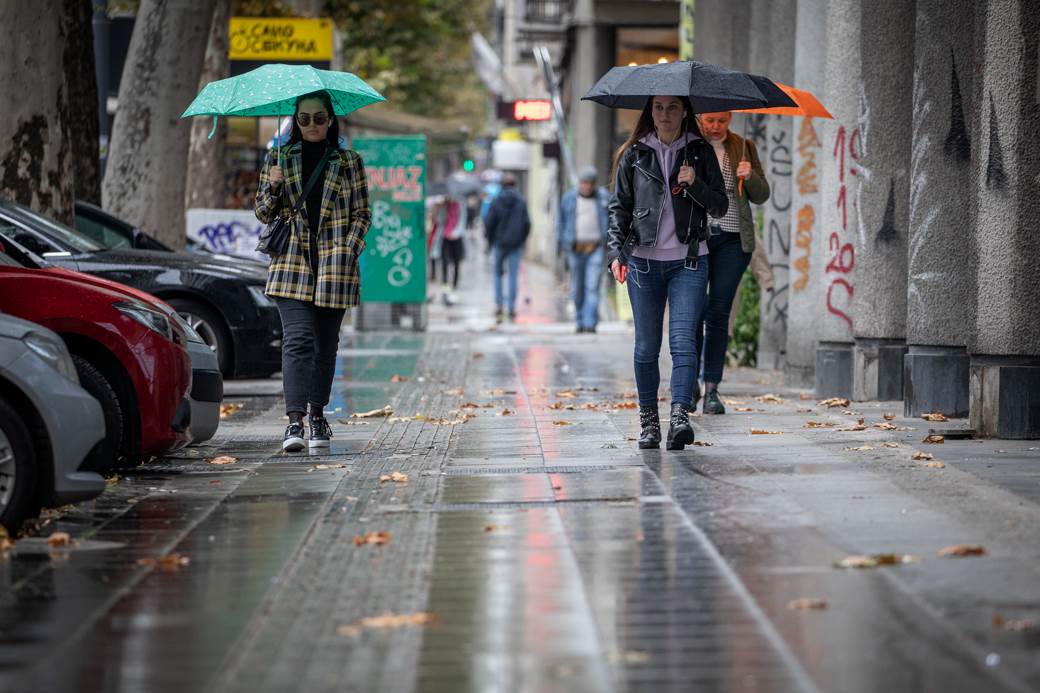 Beograd vreme kiša kolaps gužva saobraćaj fotografije