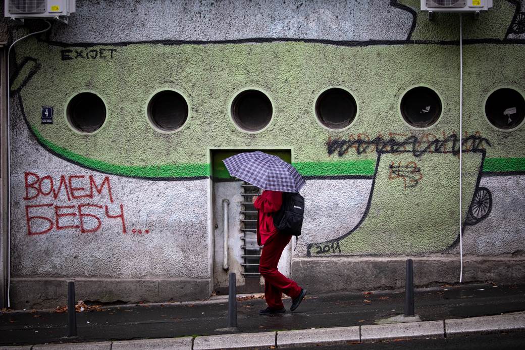 Beograd vreme kiša kolaps gužva saobraćaj fotografije