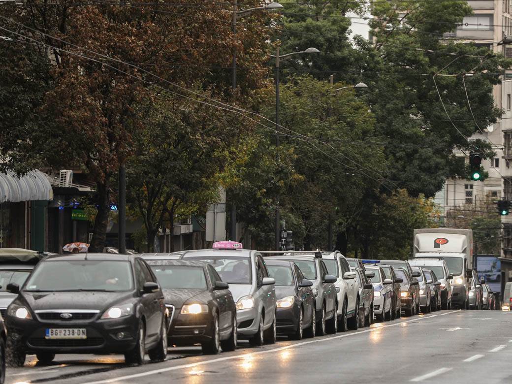 Beograd vreme kiša kolaps gužva saobraćaj fotografije