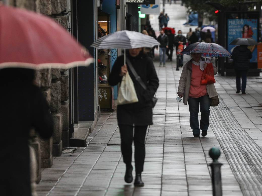 Beograd vreme kiša kolaps gužva saobraćaj fotografije