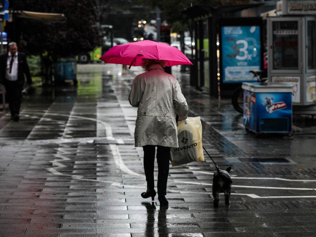 Beograd vreme kiša kolaps gužva saobraćaj fotografije