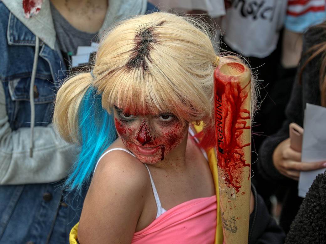 Zombi šetnja 2020 Beograd Festival srpskog filma fantastike fotografije