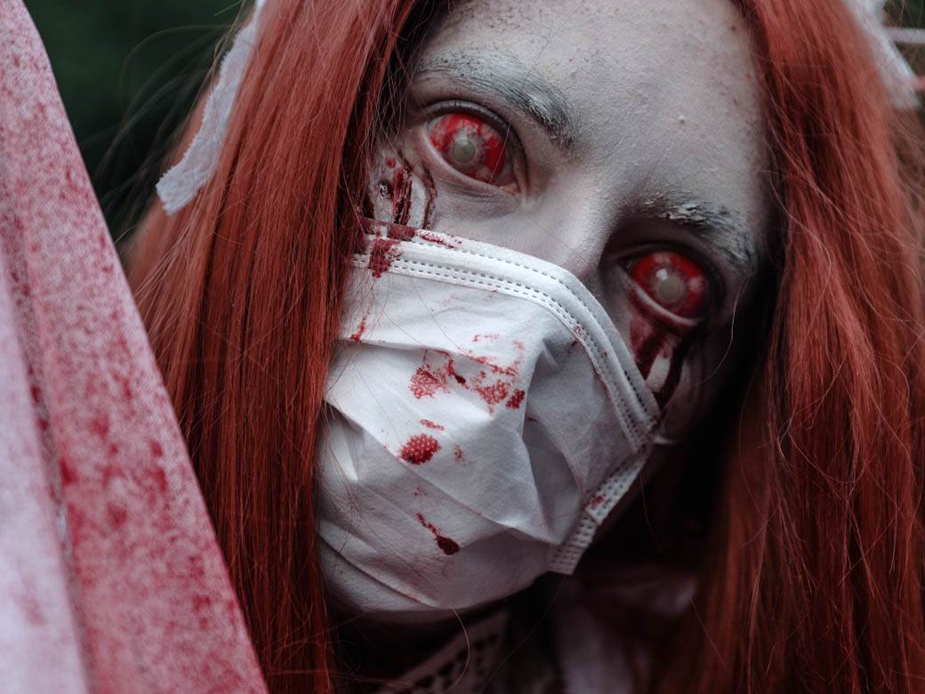 Zombi šetnja 2020 Beograd Festival srpskog filma fantastike fotografije