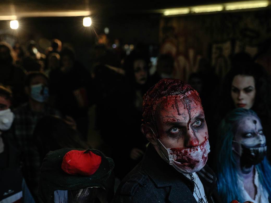 Zombi šetnja 2020 Beograd Festival srpskog filma fantastike fotografije