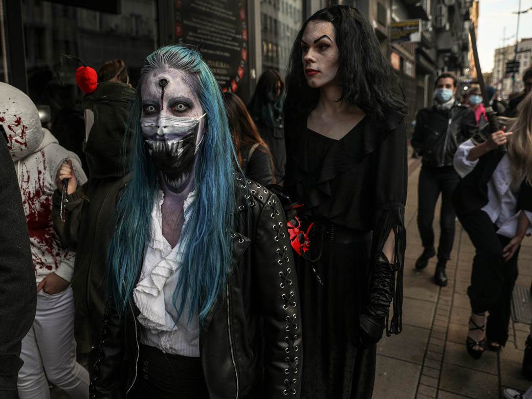 Zombi šetnja 2020 Beograd Festival srpskog filma fantastike fotografije