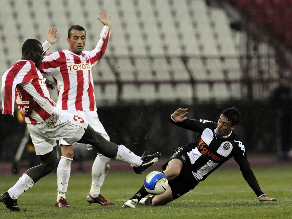 FK Crvena zvezda FK Partizan večiti derbi 2008. godine bez publike prenos uživo livestream Arena