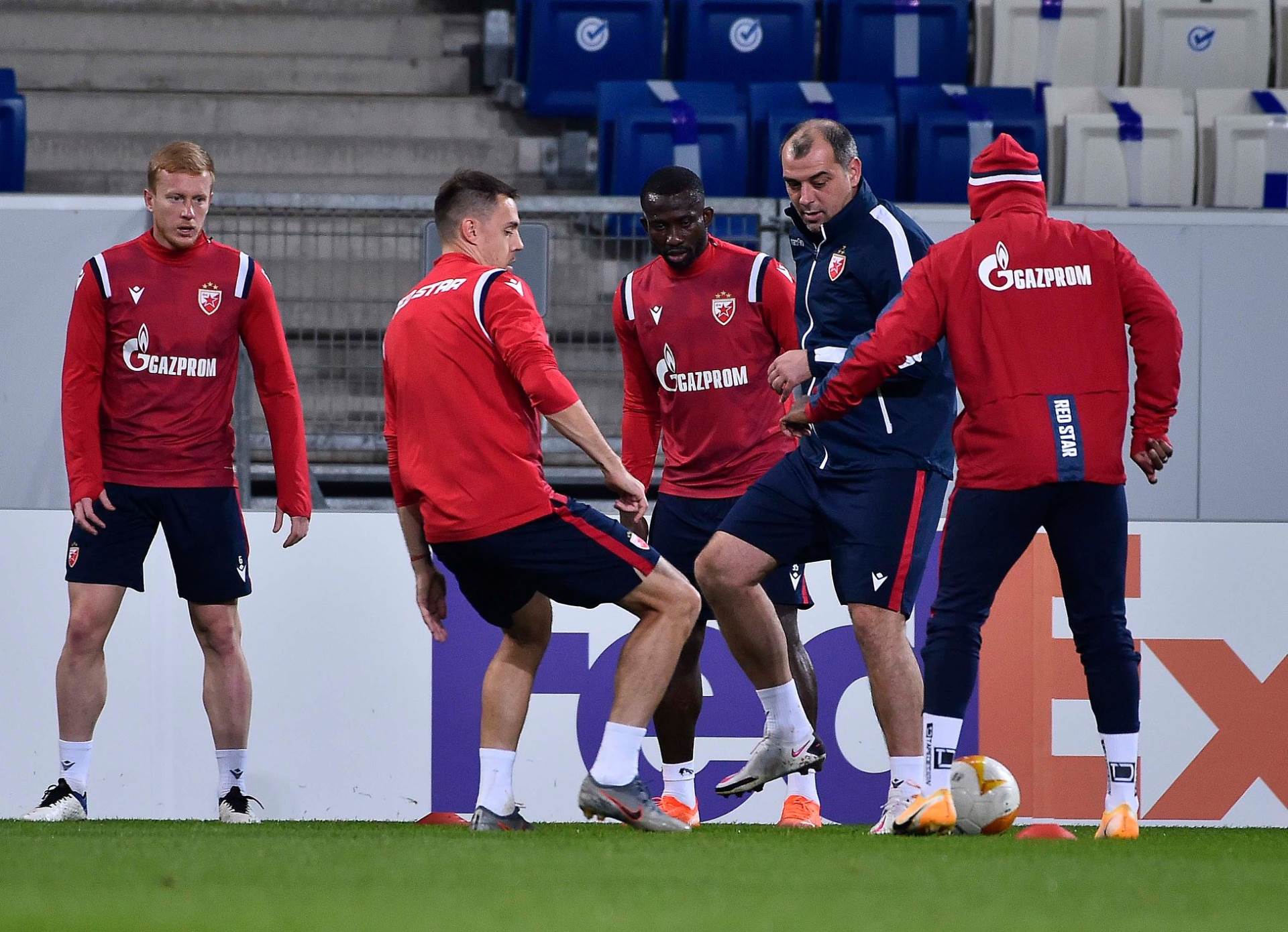 crvena zvezda trening bez publike hofenhajm nemačka foto