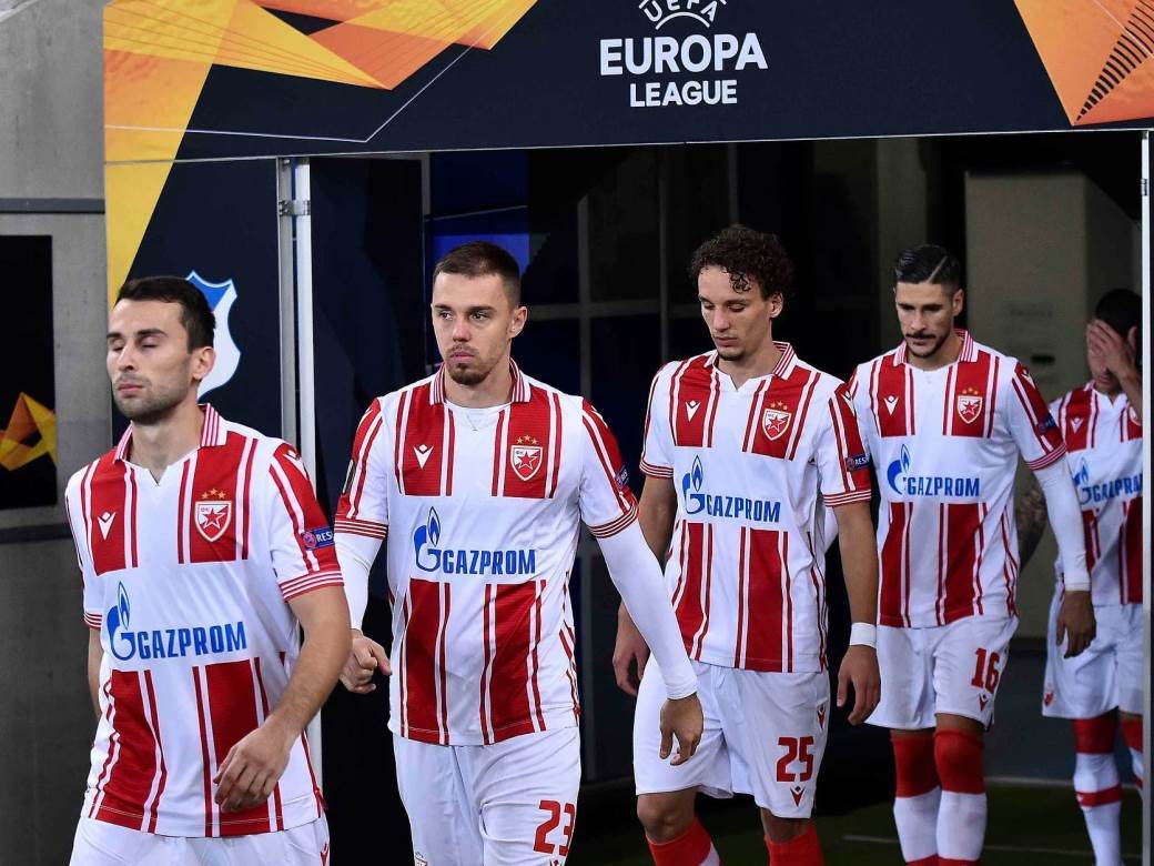 fk crvena zvezda novi dres liga evrope hofenhajm makron sponzor