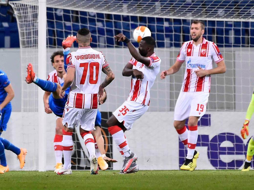 fk crvena zvezda novi dres liga evrope hofenhajm makron sponzor