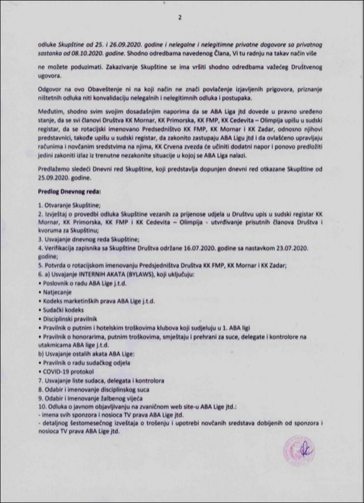 crvena zvezda miško ražnatović aba liga partizan cas