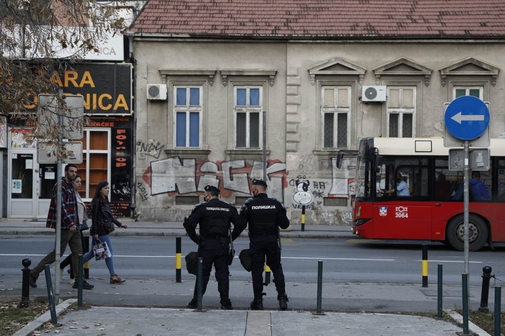 Beograd protest migranti park