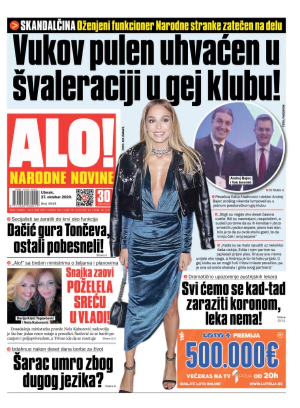 prelistavanje sutrasnje stampe 27 oktobar