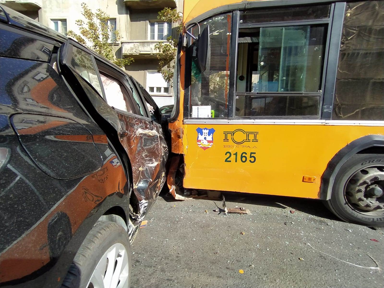 saobracajna nesreca udes sudar trolejbus cvijiceva beograd