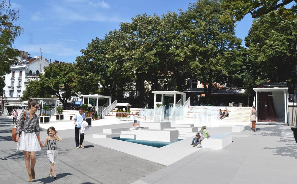 cvetni trg izgradnja fontane goran vesić