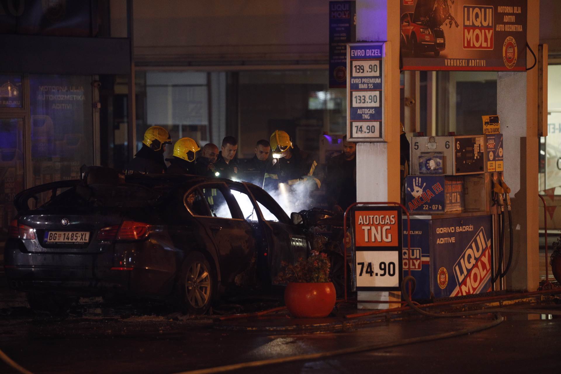 zapalio se automobil pumpa dorcol