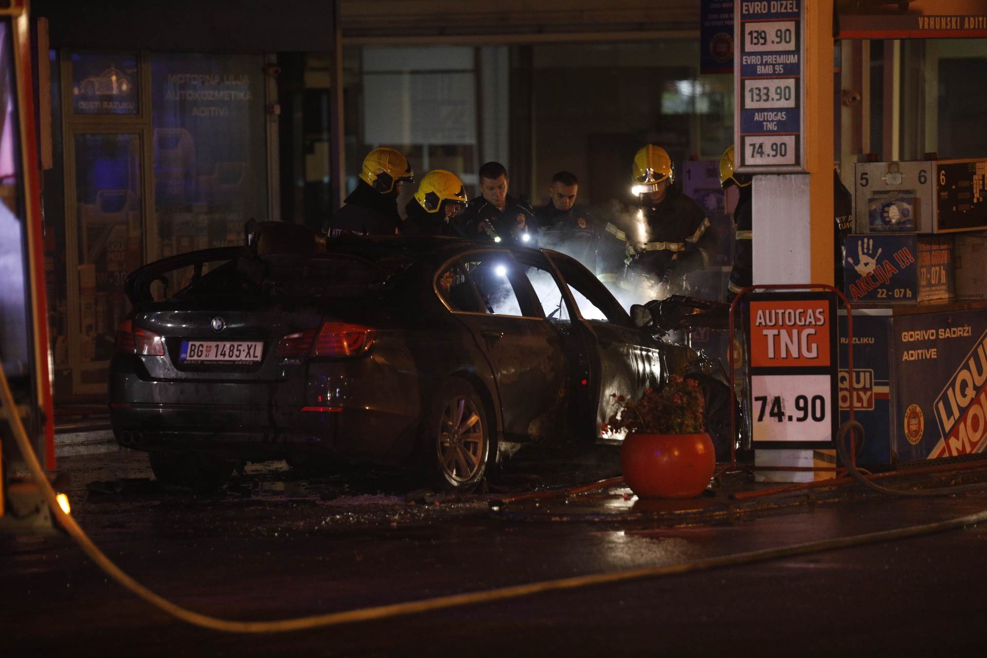 zapalio se automobil pumpa dorcol
