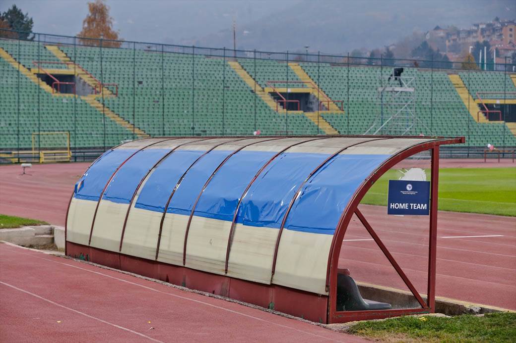 bosna i hercegovina-iran stadion koševo dotrajao oronuo fotografije