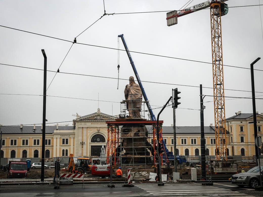 stefan nemanja spomenik beograd zeleznicka stanica