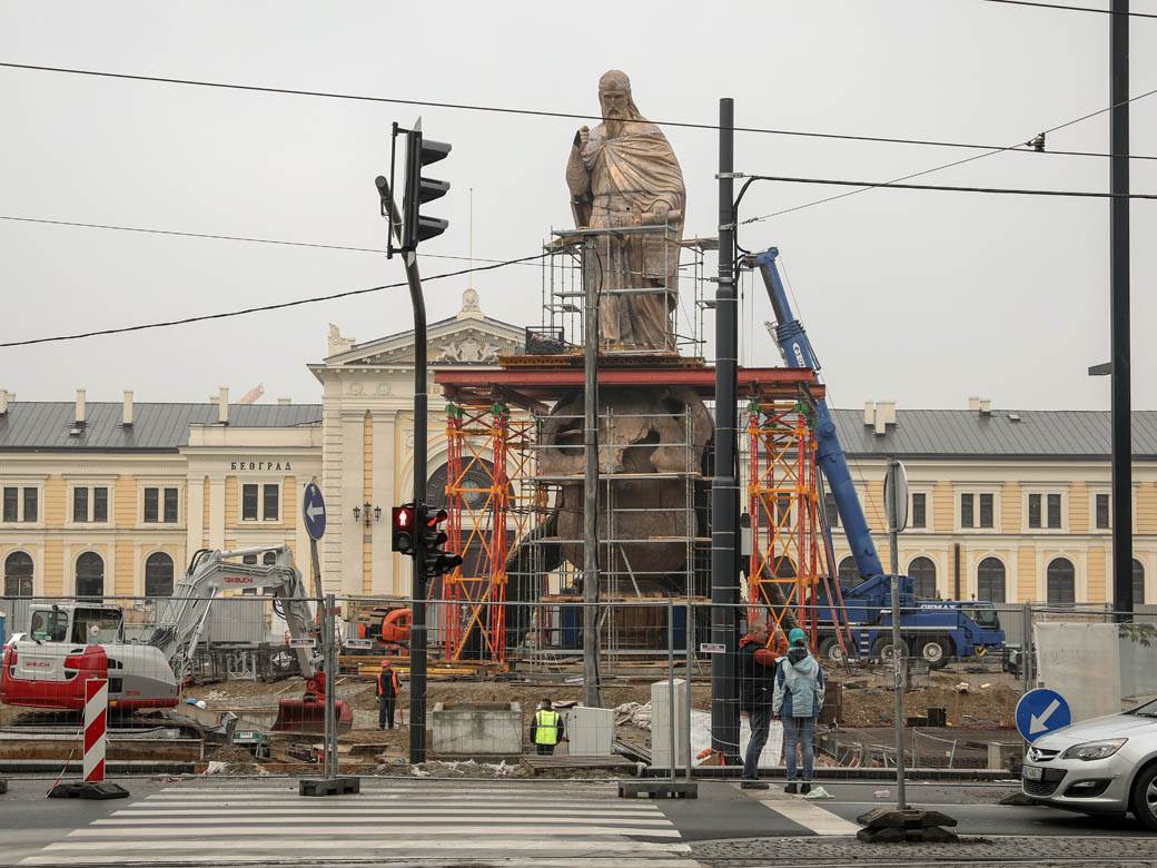stefan nemanja spomenik beograd zeleznicka stanica