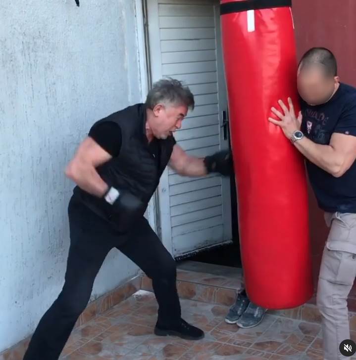 mima karadzic vezbanje instagram video