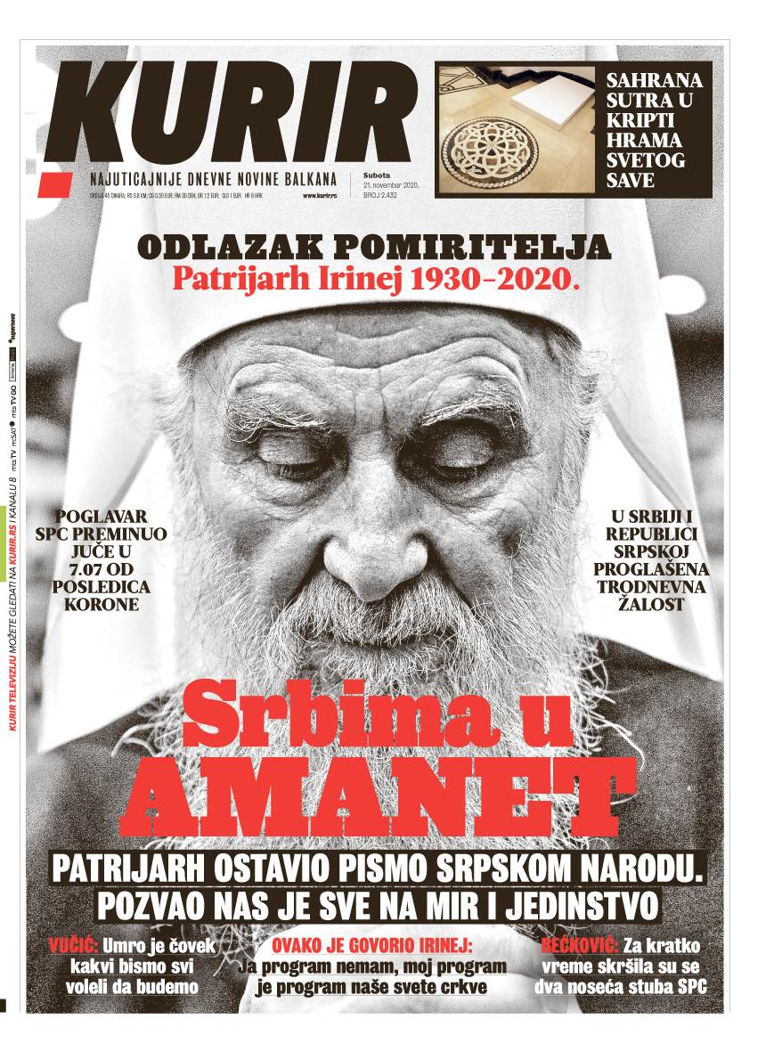 prelistavanje sutrasnje stampe 21 novembar 2020