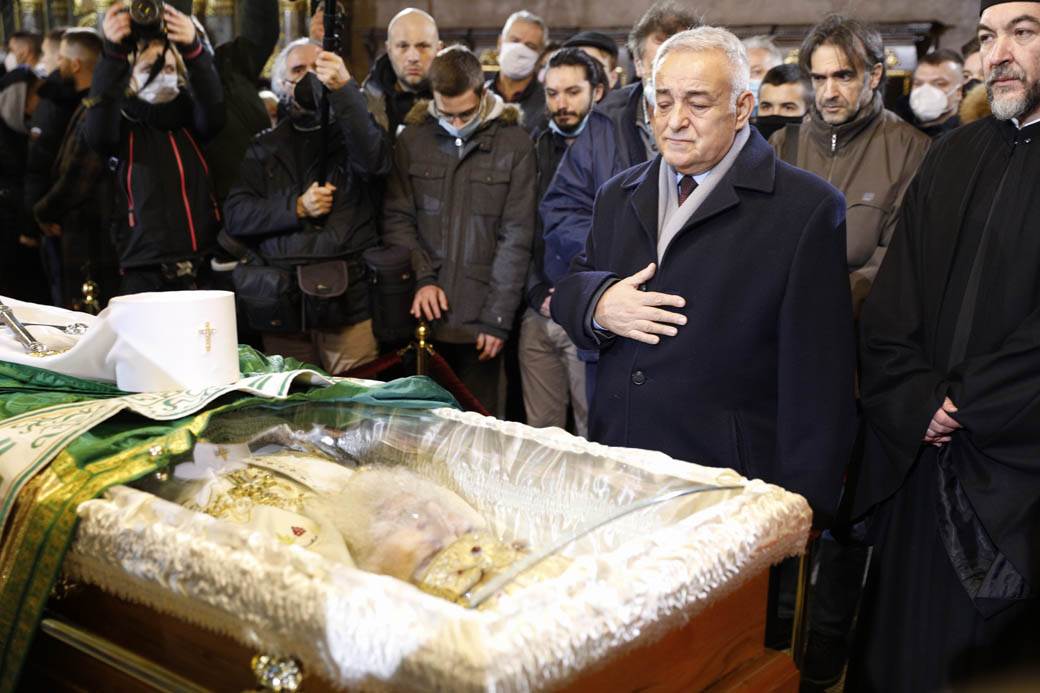 patrijarh irinej preminuo sahrana uživo liturgija saborna crkva patrijaršija fotografije