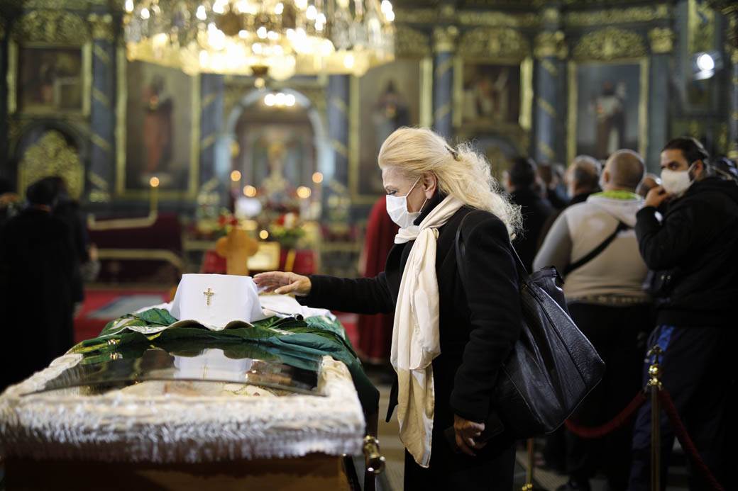 patrijarh irinej preminuo sahrana uživo liturgija saborna crkva patrijaršija fotografije