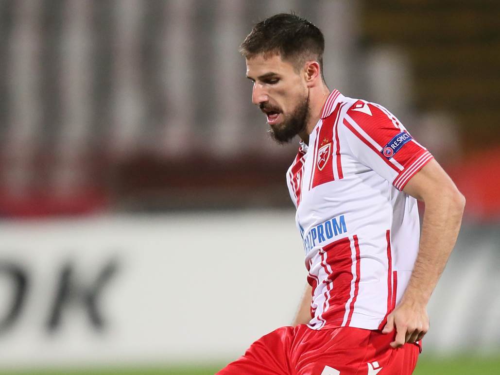 Miloš Degenek u Crvenoj zvezdi na treninzima