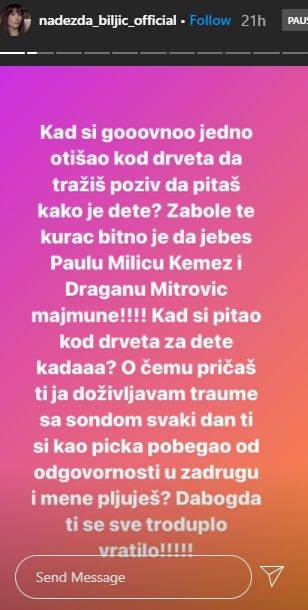 nadezda biljic zavrsila u bolnici toma panic 