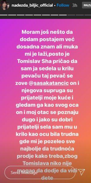 nadezda biljic zavrsila u bolnici toma panic 