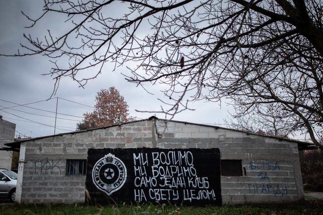 novica velickovic mural kk partizan padinska skela navijači izjava reakcija