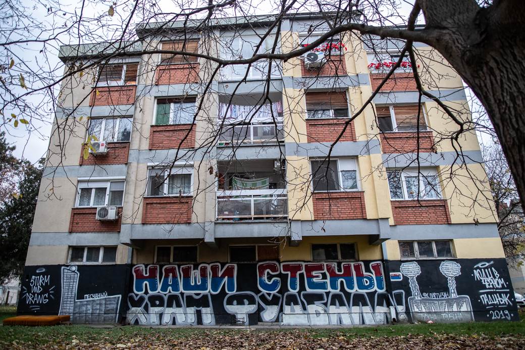 novica velickovic mural kk partizan padinska skela navijači izjava reakcija