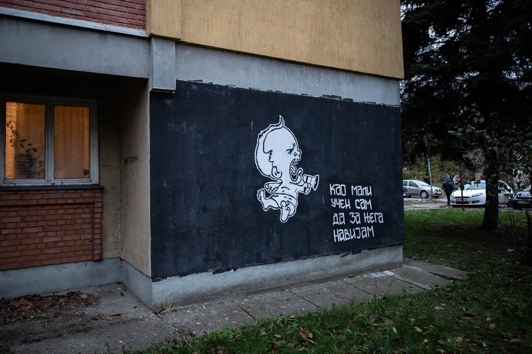 novica velickovic mural kk partizan padinska skela navijači izjava reakcija