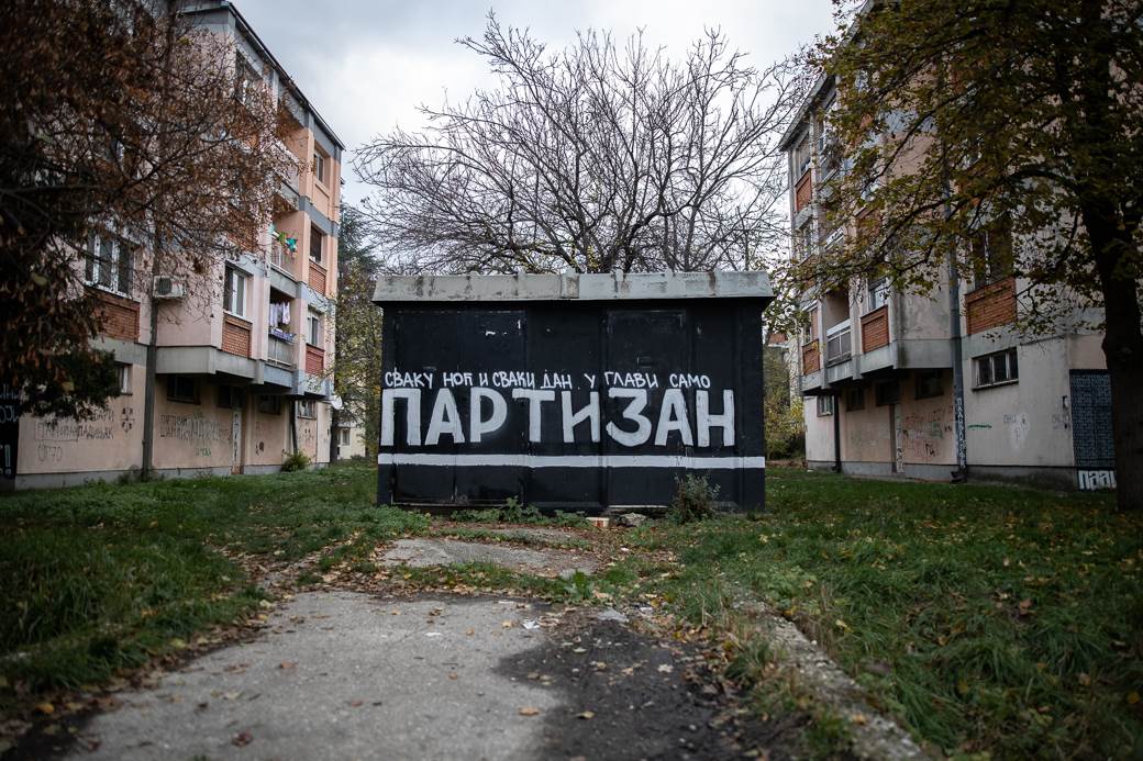 novica velickovic mural kk partizan padinska skela navijači izjava reakcija