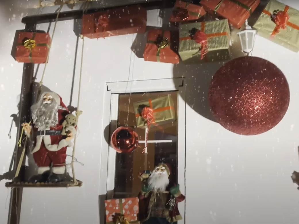 seka aleksic kuca novogodisnja dekoracija ukrasi kao iz bajke