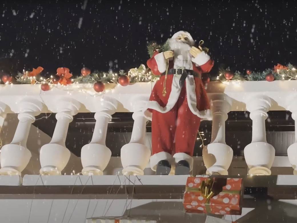 seka aleksic kuca novogodisnja dekoracija ukrasi kao iz bajke