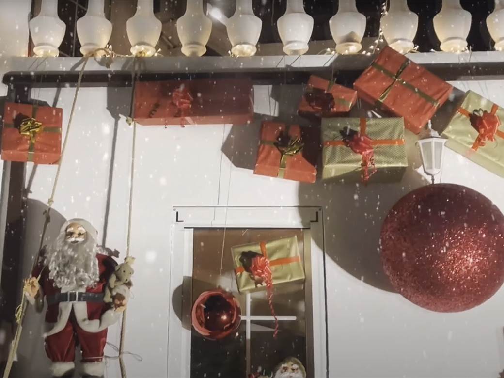 seka aleksic kuca novogodisnja dekoracija ukrasi kao iz bajke