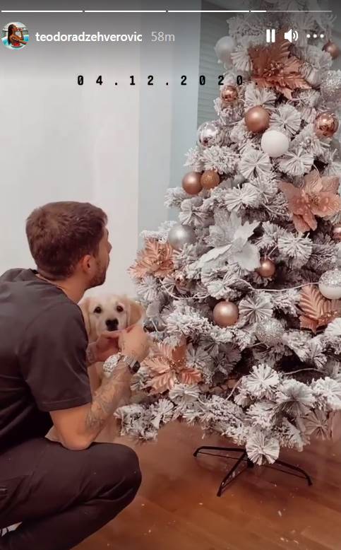 teodora dzehverovic i nino celebic kite jelku nova godina foto