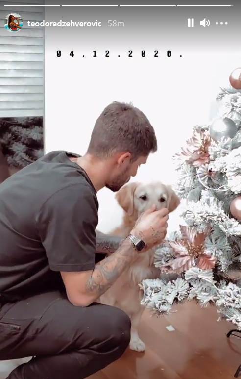 teodora dzehverovic i nino celebic kite jelku nova godina foto