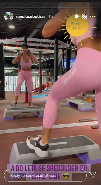 aleksandra subotić kilogrami vežbanje teretana nakon porođaja