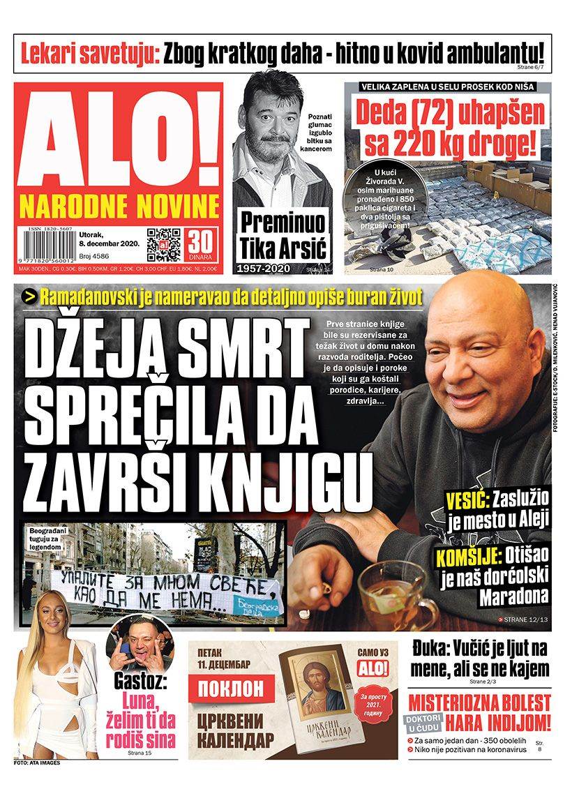 prelistavanje sutrasnje stampe 8 decembar