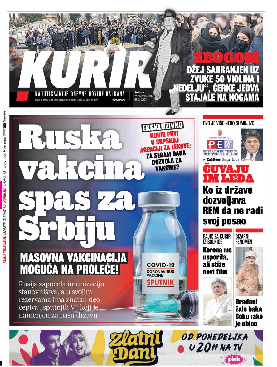 prelistavanje sutrasnje stampe 12 decembar