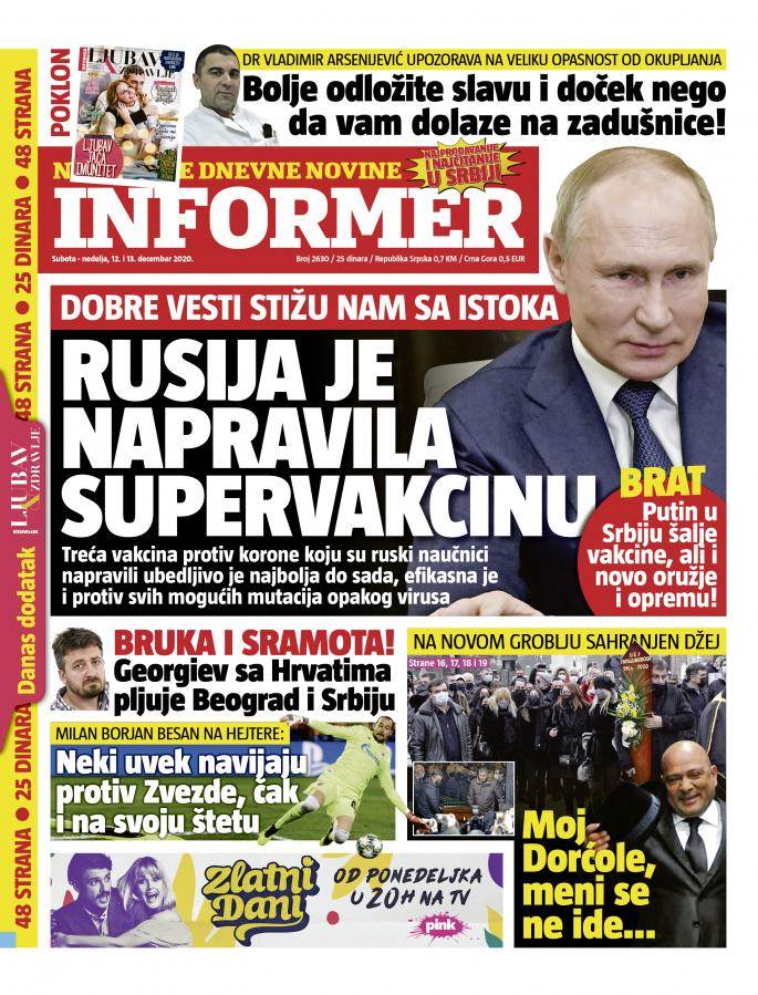 prelistavanje sutrasnje stampe 12 decembar