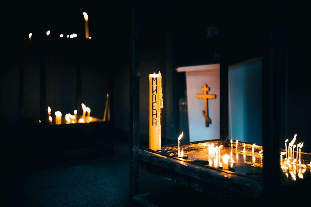 sveti nikola nikoljdan crkva sveća kapela slava paljenje