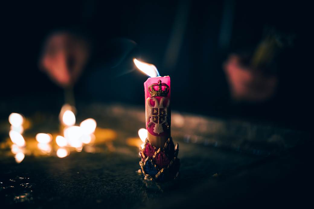 sveti nikola nikoljdan crkva sveća kapela slava paljenje