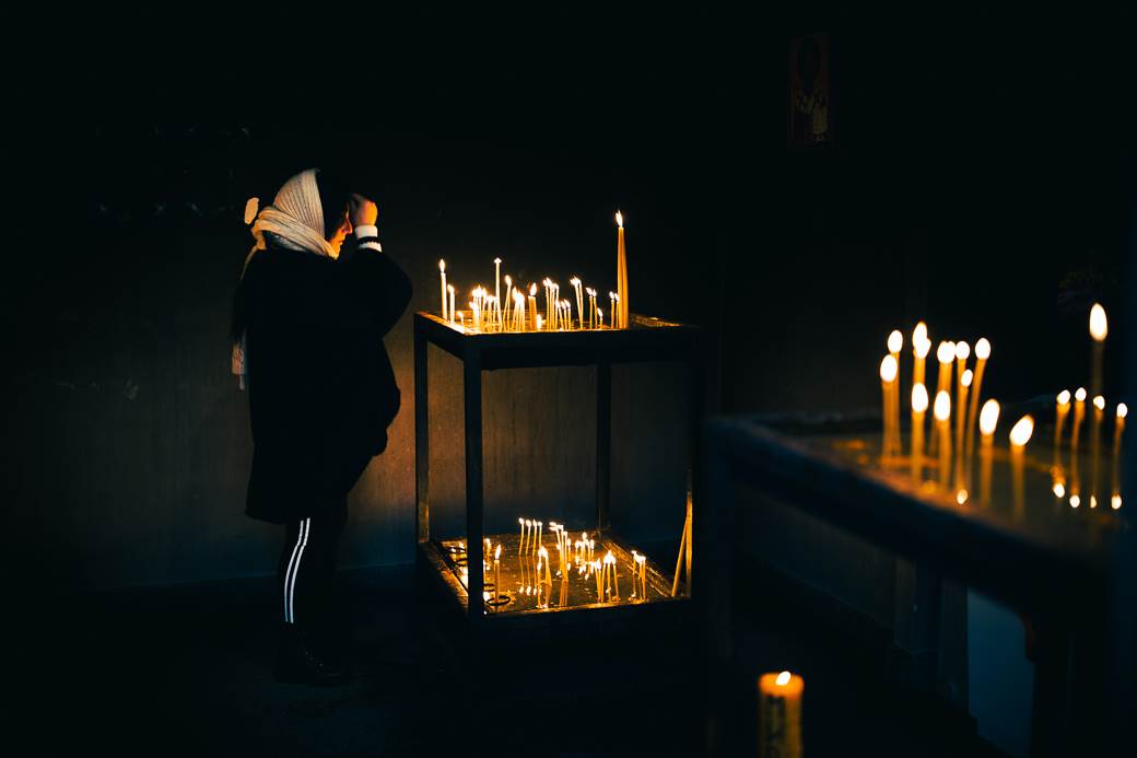 sveti nikola nikoljdan crkva sveća kapela slava paljenje